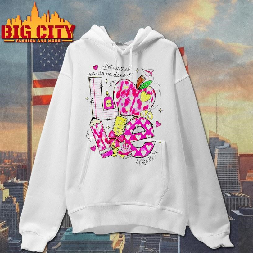 Love Teacher Valentine’s Day Shirt Unisex