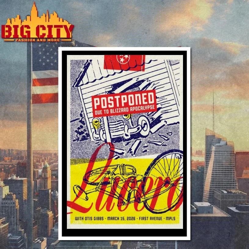 Lucero Mar 15 2026 First Avenue in Minneapolis MN Poster Shirt Unisex