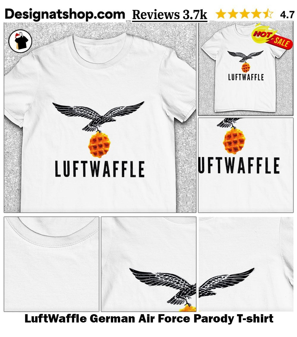 LuftWaffle German Air Force Parody shirt