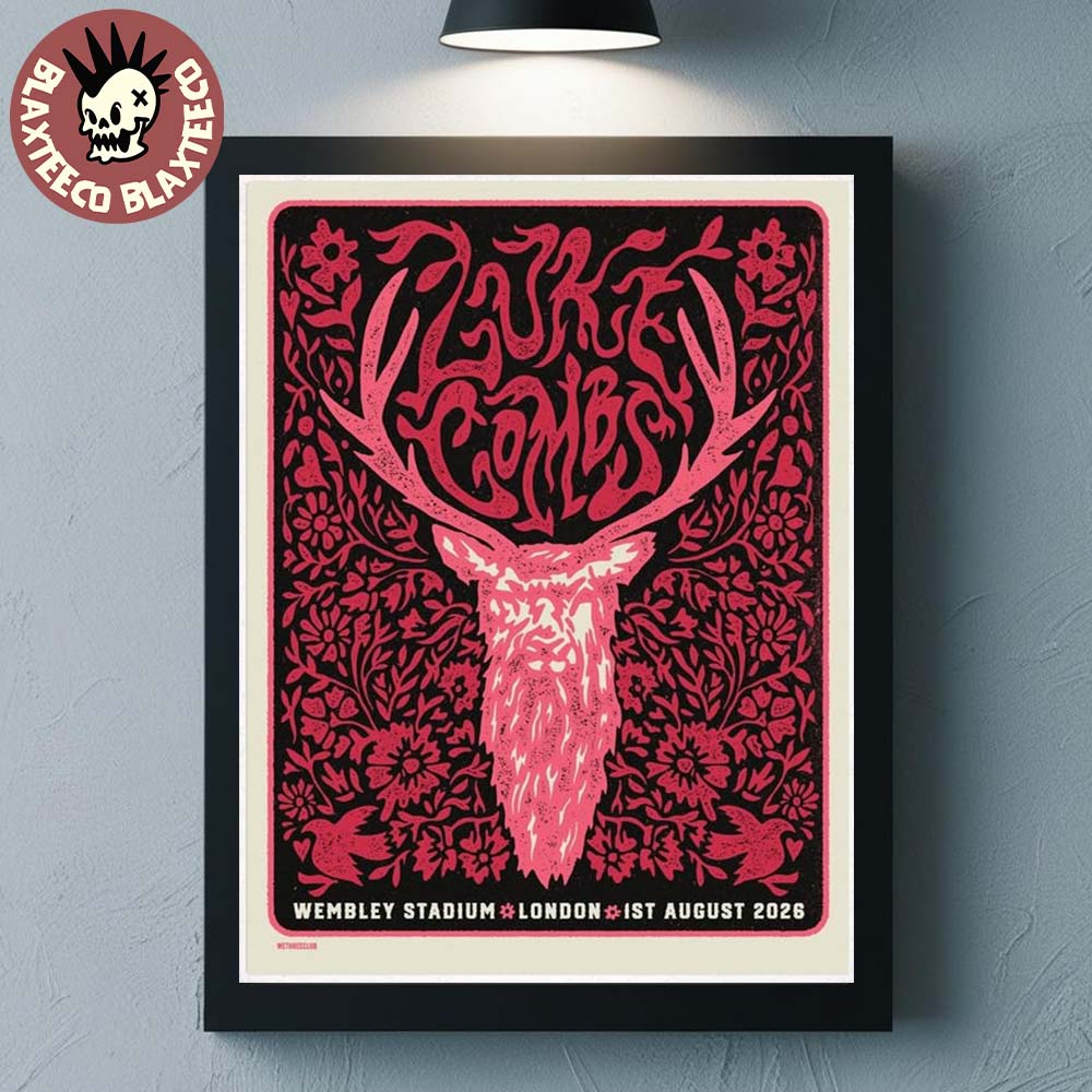Luke Combs London UK 2026 Night 2 Exclusive Poster Live At Wembley Stadium On 1 August 2026 Home Decor Poster Canvas