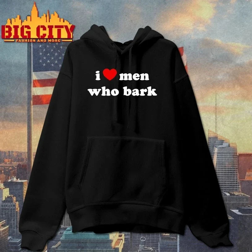 Marci I heart men who bark Unisex