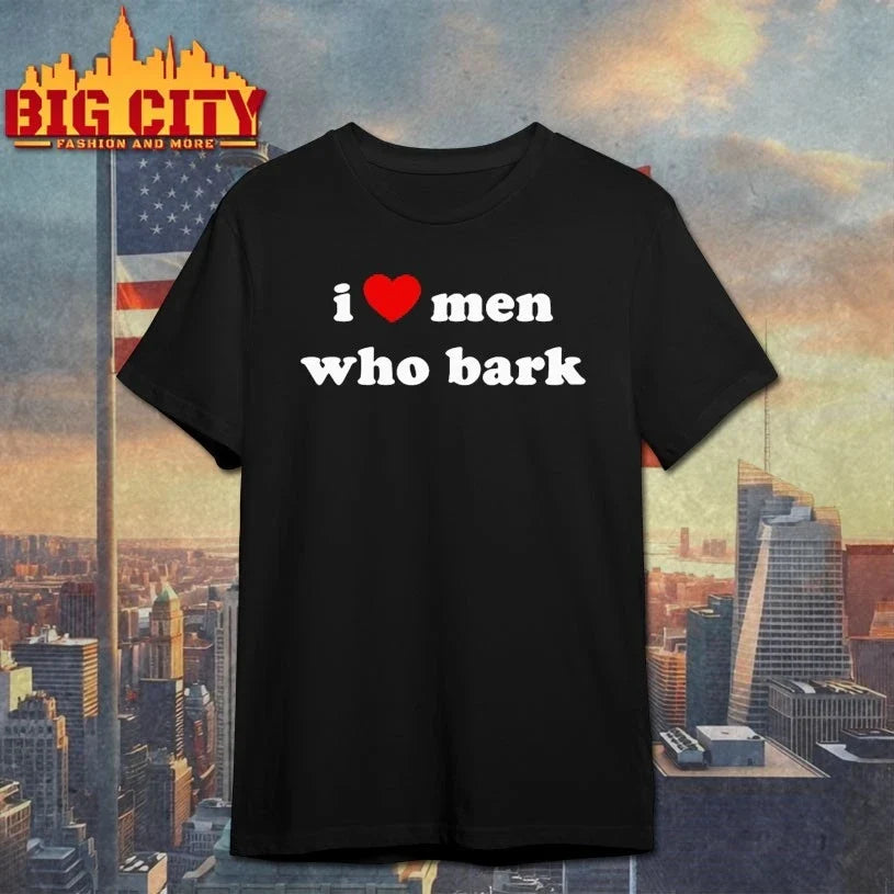 Marci I heart men who bark Unisex