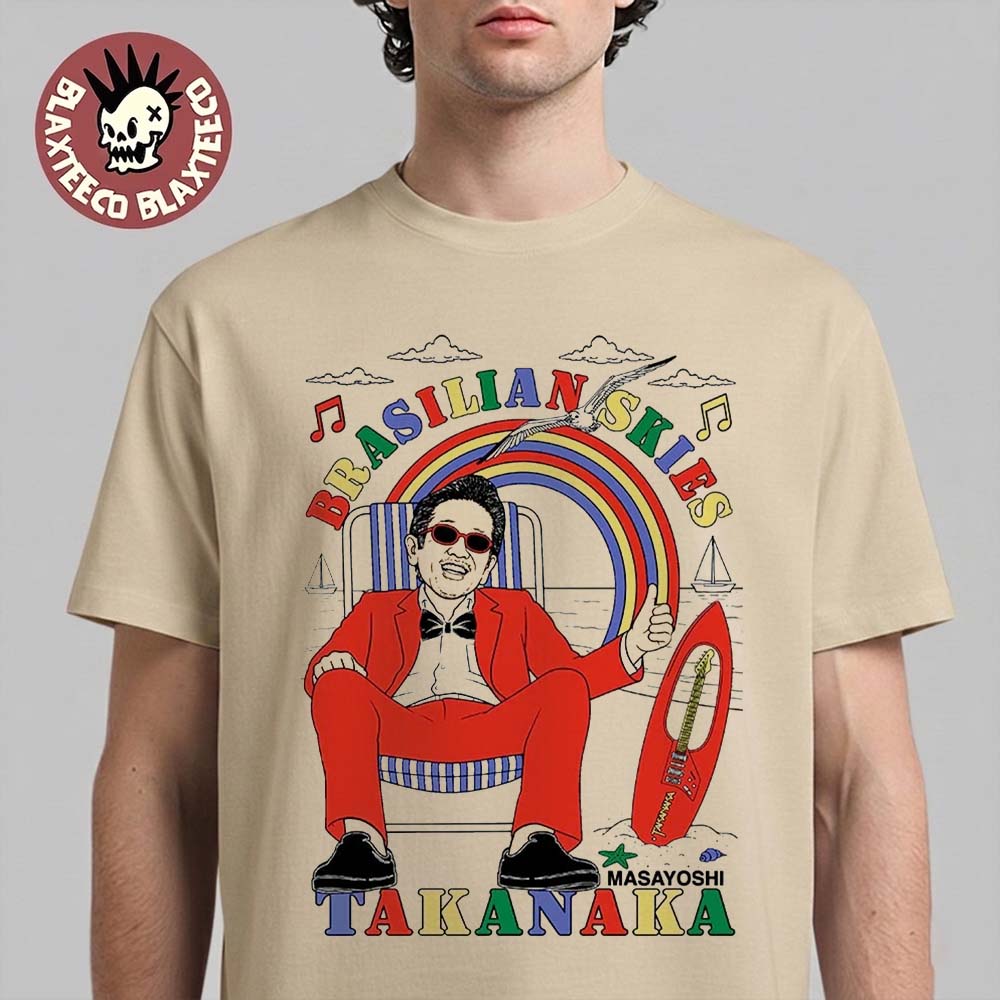 Masayoshi Takanaka Super Takanaka World Live 2026 Summer Tour Merch Brazilian Skies T-Shirt