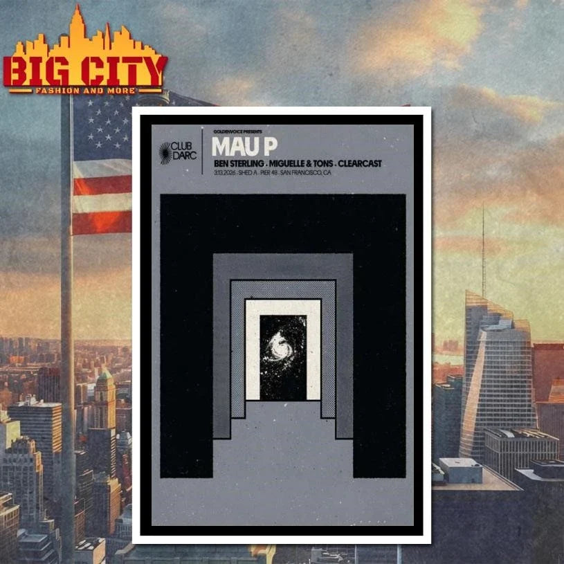 Mau P March 13 2026 San Francisco CA Poster Shirt Unisex