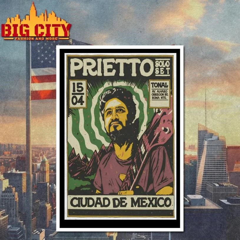 Maxi Prietto Mexico City 4-15-2026 Poster Shirt Unisex