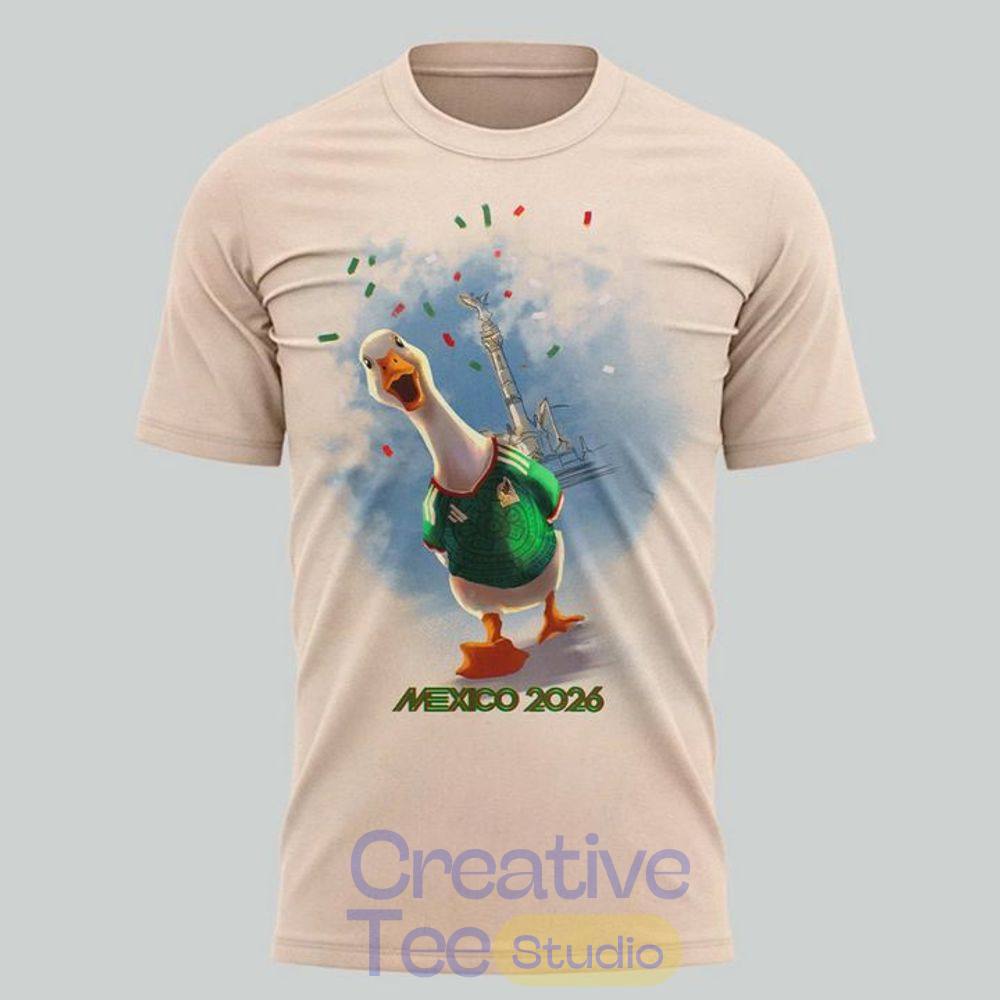 Mexico World Cup 2026 Merlin The Duck T-Shirt