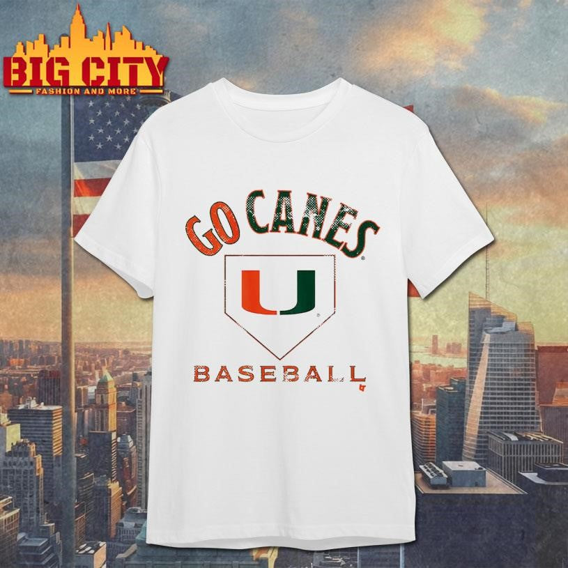 Miami Baseball Home Plate Shirt Unisex