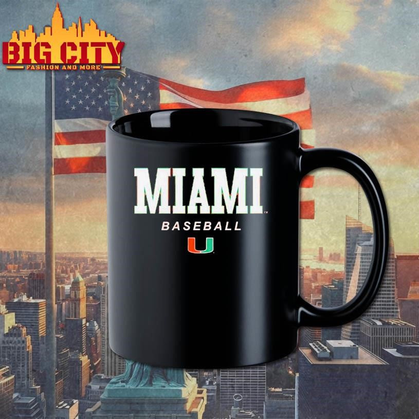 Miami Baseball Miami Wordmark &amp; Logo Shirt Unisex