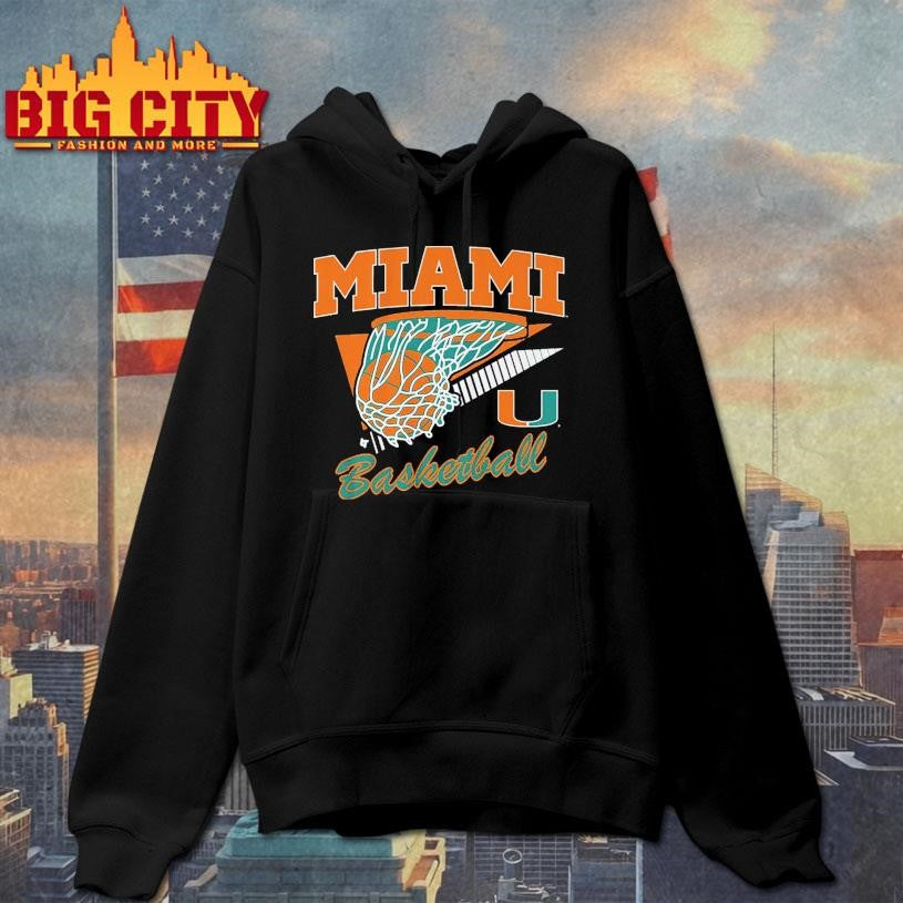Miami Basketball Retro Swish Shirt Unisex