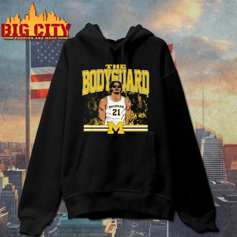Michigan Basketball Morez Johnson Jr. The Bodyguard Signature Shirt Unisex