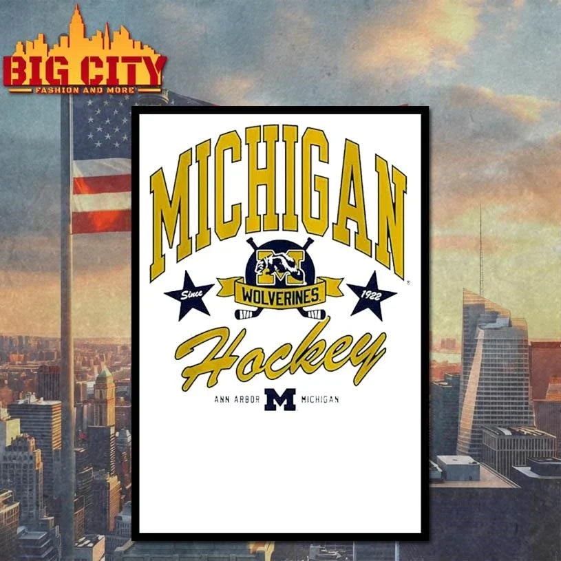 Michigan Hockey Heritage since 1922 logo Shirt Unisex