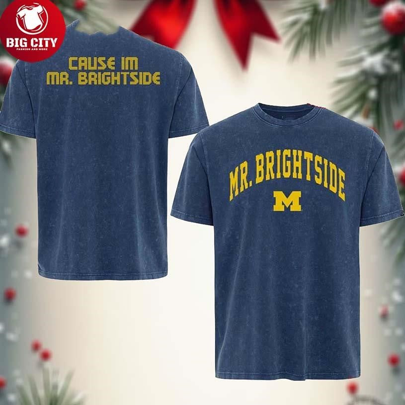 Michigan Wolverines Mr Brightside Angus Two Sided Shirt Unisex