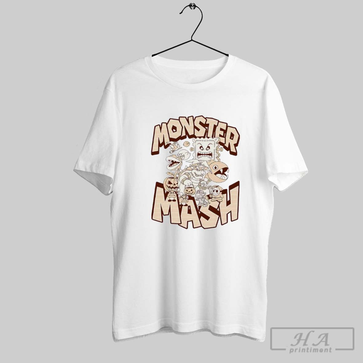 Monster Mash Halloween Style Game Villain Unisex