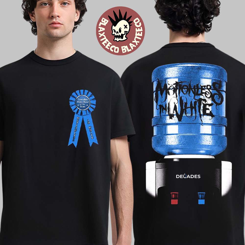 Motionless In White Decades Tour 2026 Decades Tour 2026 Coworker Music Band Of The Year T-Shirt