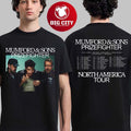 Mumford And Sons Prizefighter North America Tour 2026 City Dates Two Sided Shirt Unisex