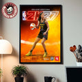 NBA 2K27 Caitlin Clark Deluxe Edition Cover Athlete Home Decor Poster Canvas