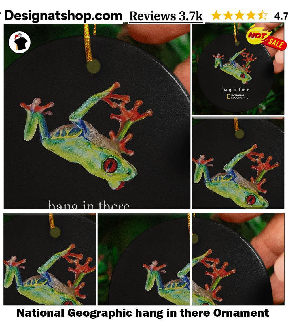 National Geographic hang in there shirt