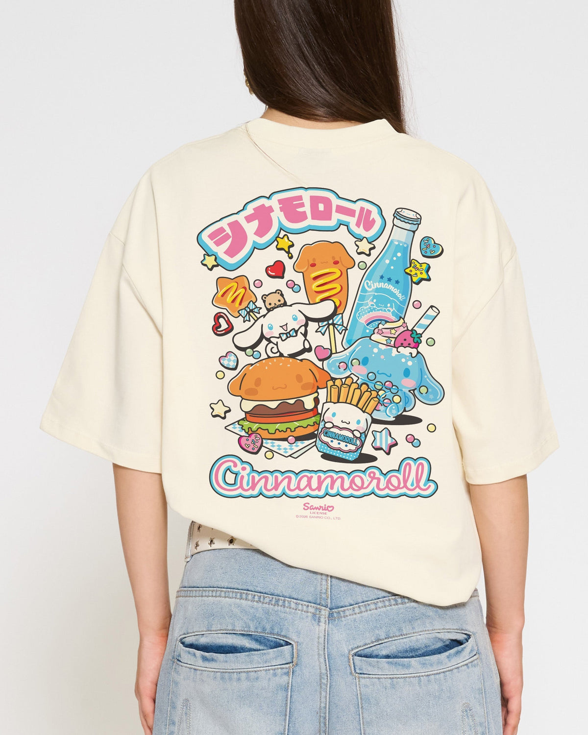 Cinnamoroll Kawaii Oversized Tee Unisex