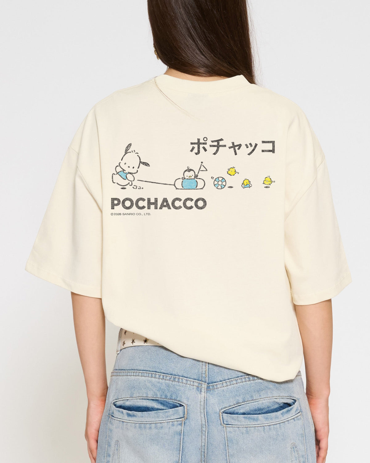 Pochacco Summer Stroll Oversized Tee Unisex