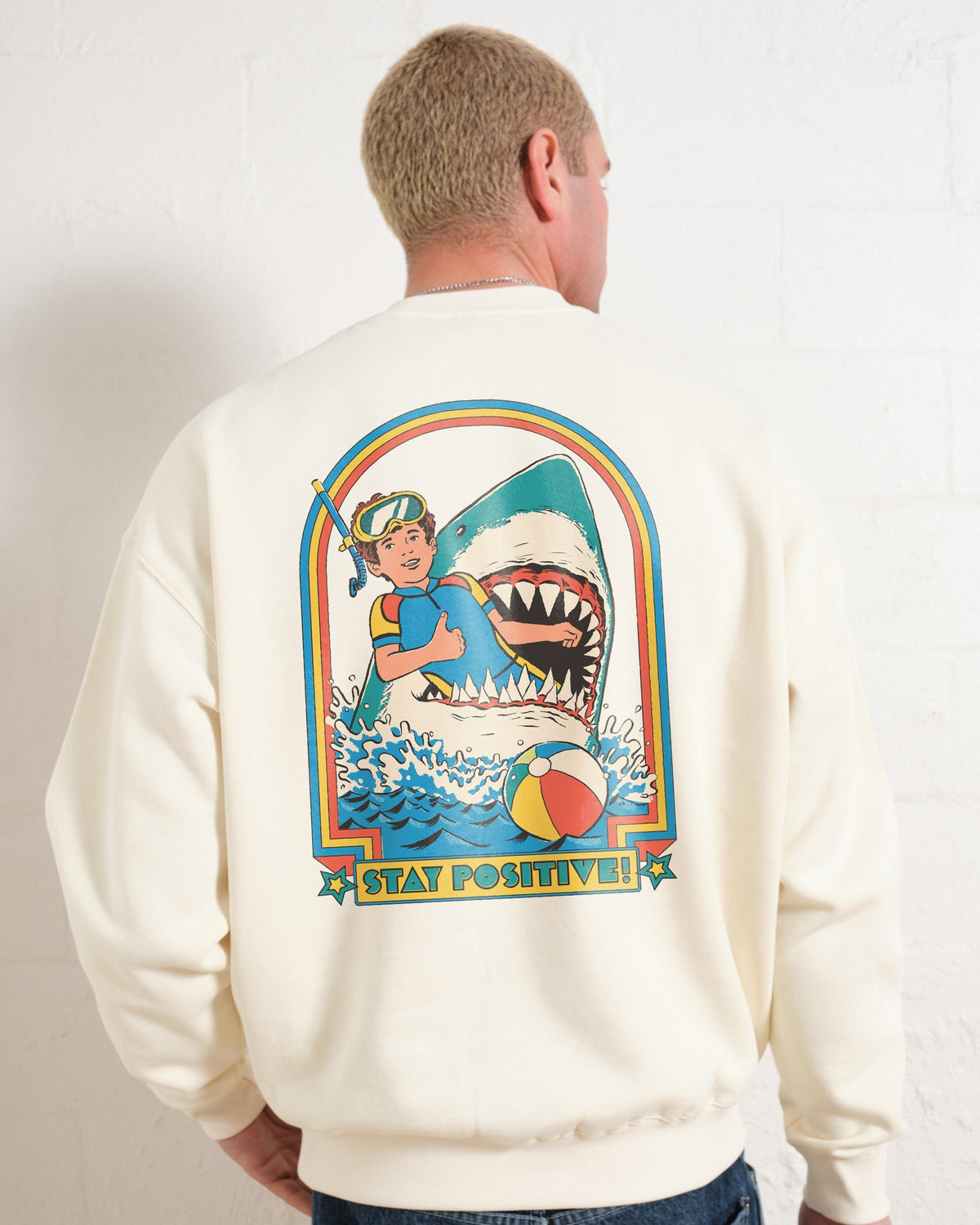 Stay Positive Front and Back Unisex