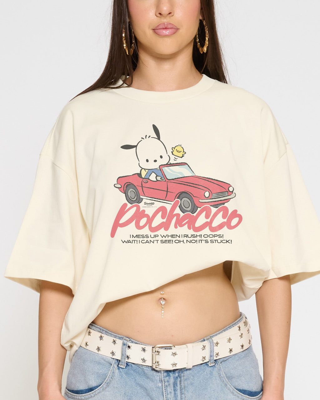 Pochacco Peak Hour Oversized Tee Unisex