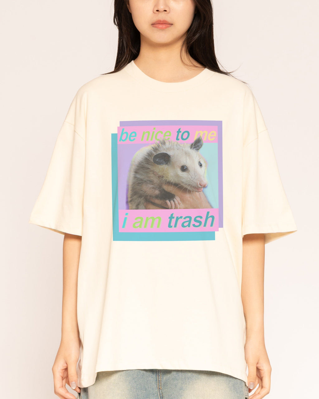 Be Nice to Me Oversized Tee Unisex