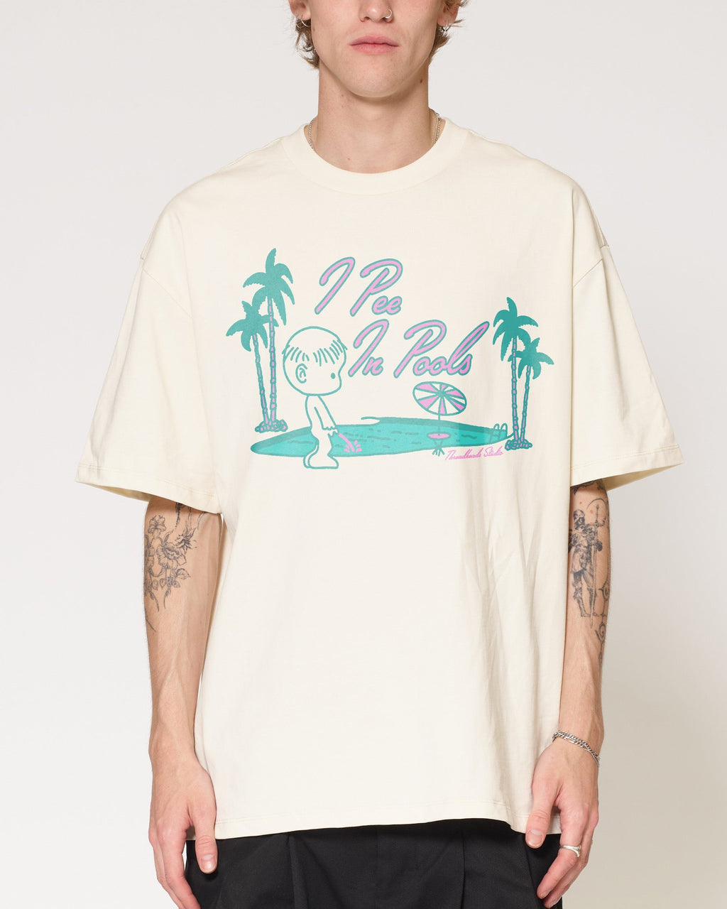 I Pee In Pools Oversized Tee Unisex
