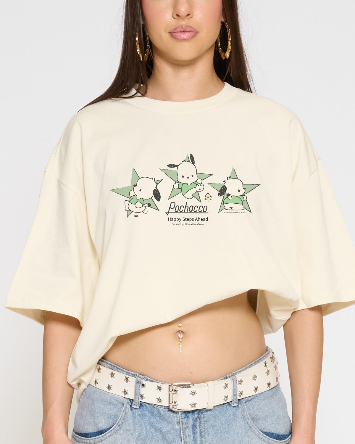 Pochacco Happy Steps Oversized Tee Unisex