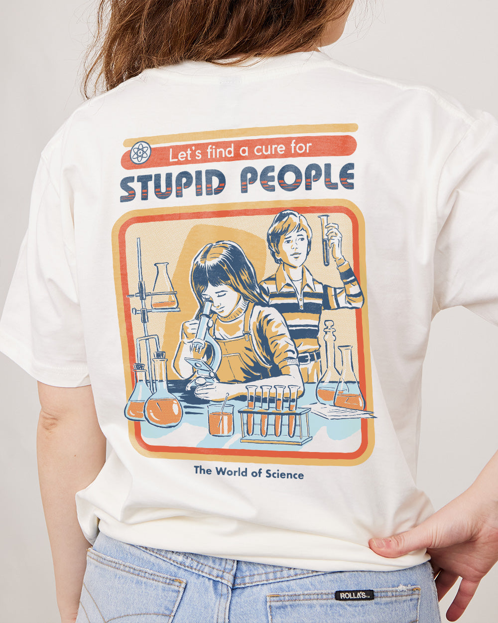 Let's Find a Cure for Stupid People Front and Back Unisex