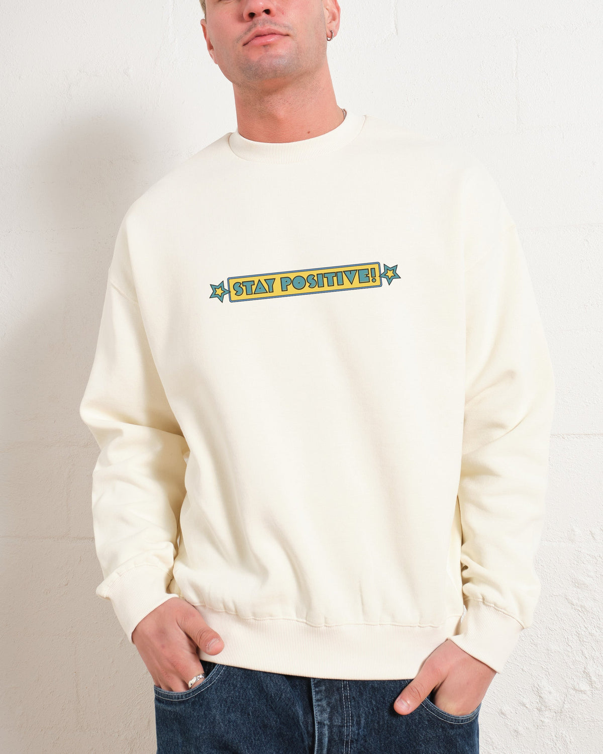 Stay Positive Front and Back Unisex