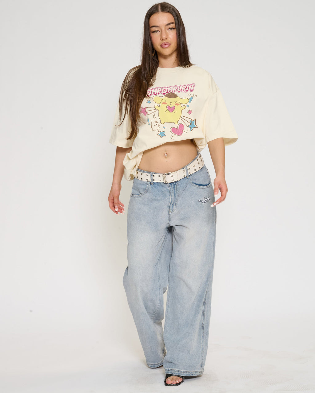 Pompompurin Hearts Oversized Tee Unisex