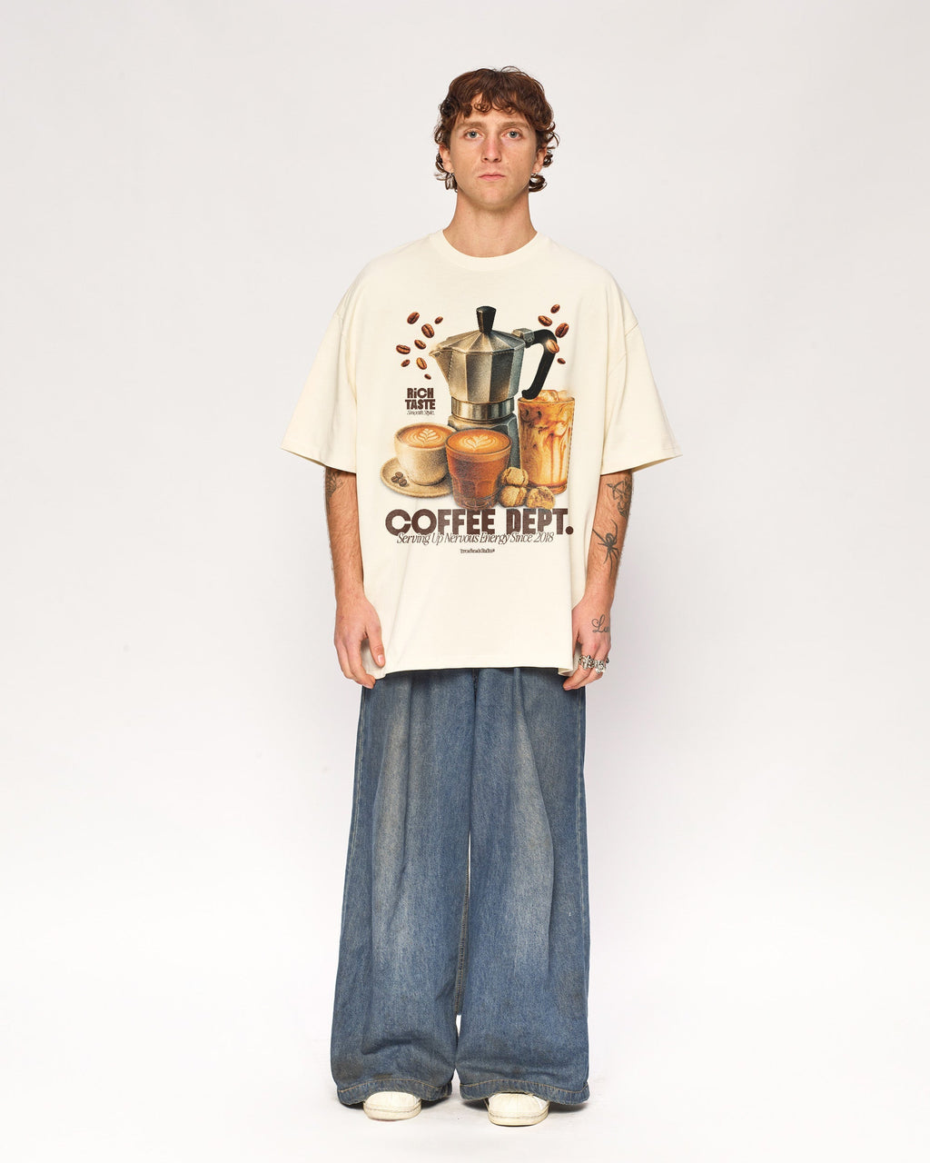 Coffee Dept Oversized Tee Unisex