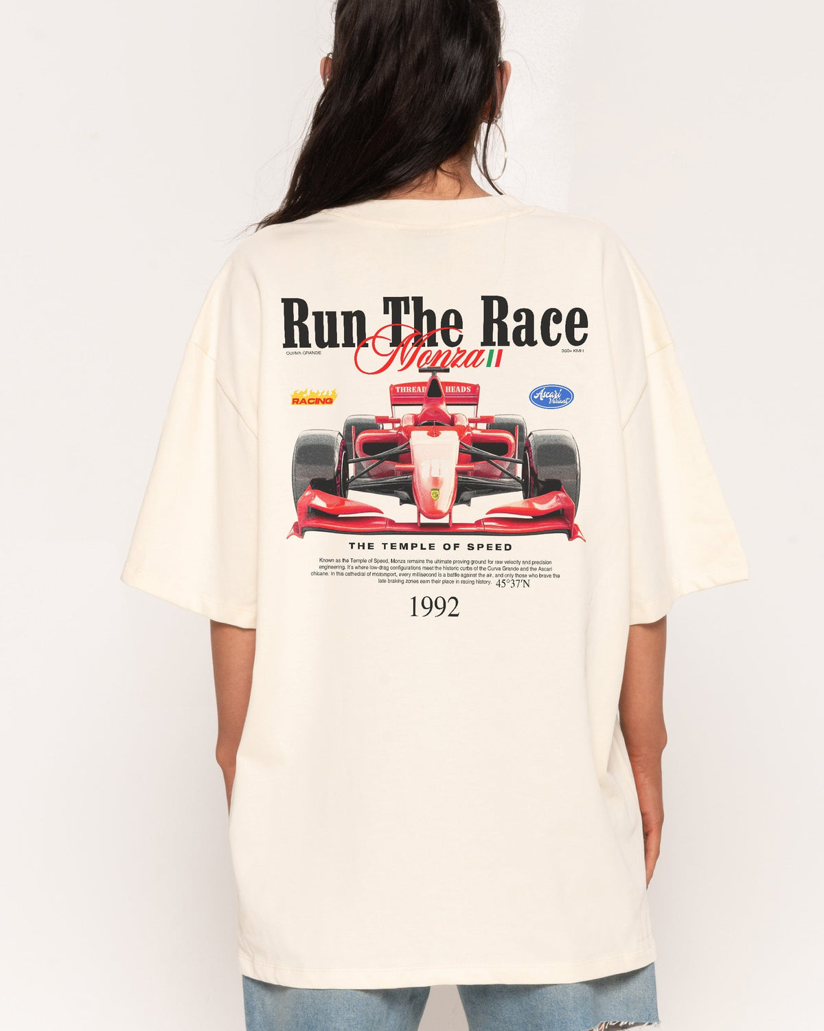 Run the Race Oversized Tee Unisex