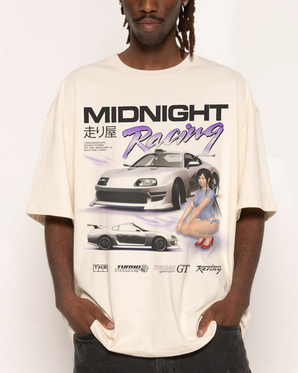 Midnight Racing Oversized Tee Unisex