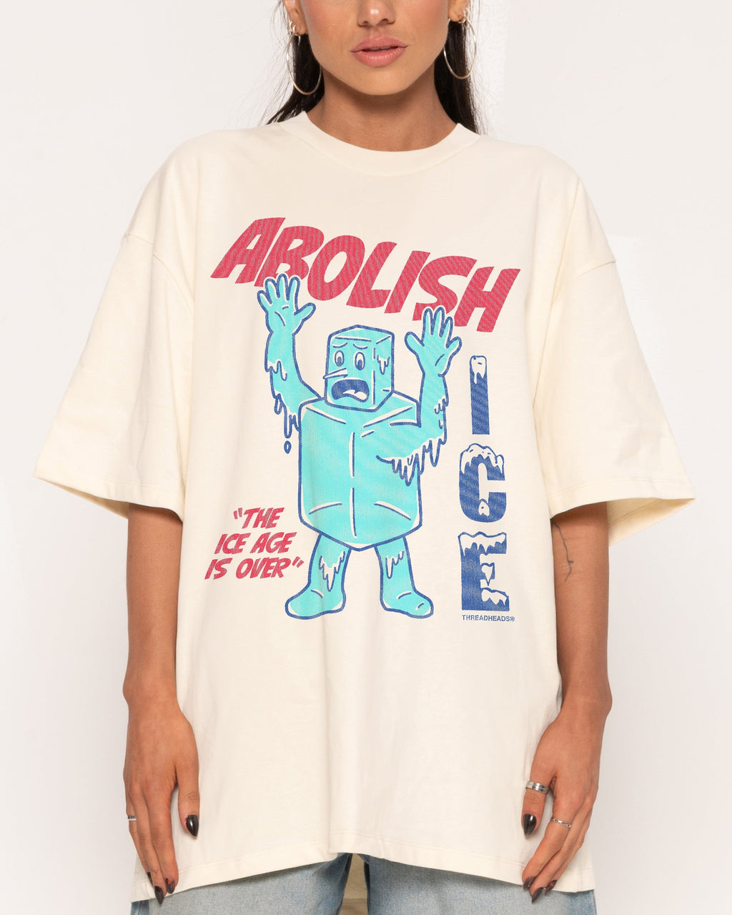 Abolish ICE Oversized Tee Unisex