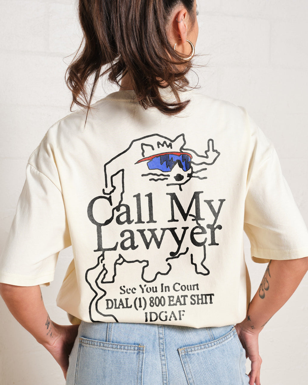 Call My Lawyer Oversized Tee Unisex
