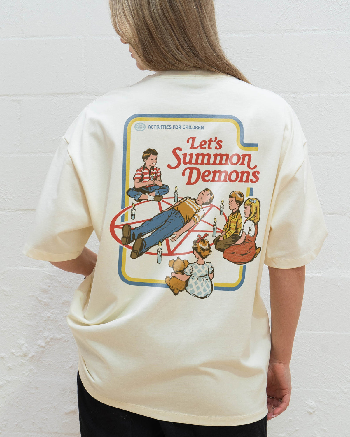 Let's Summon Demons Front and Back Oversized Tee Unisex