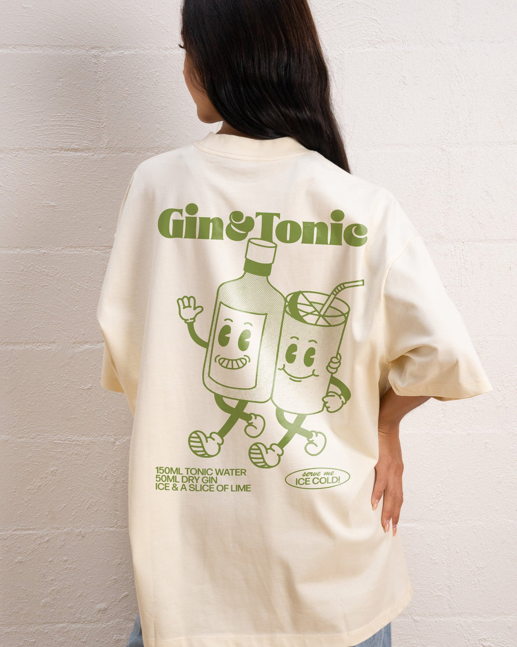 Gin and Tonic Oversized Tee Unisex