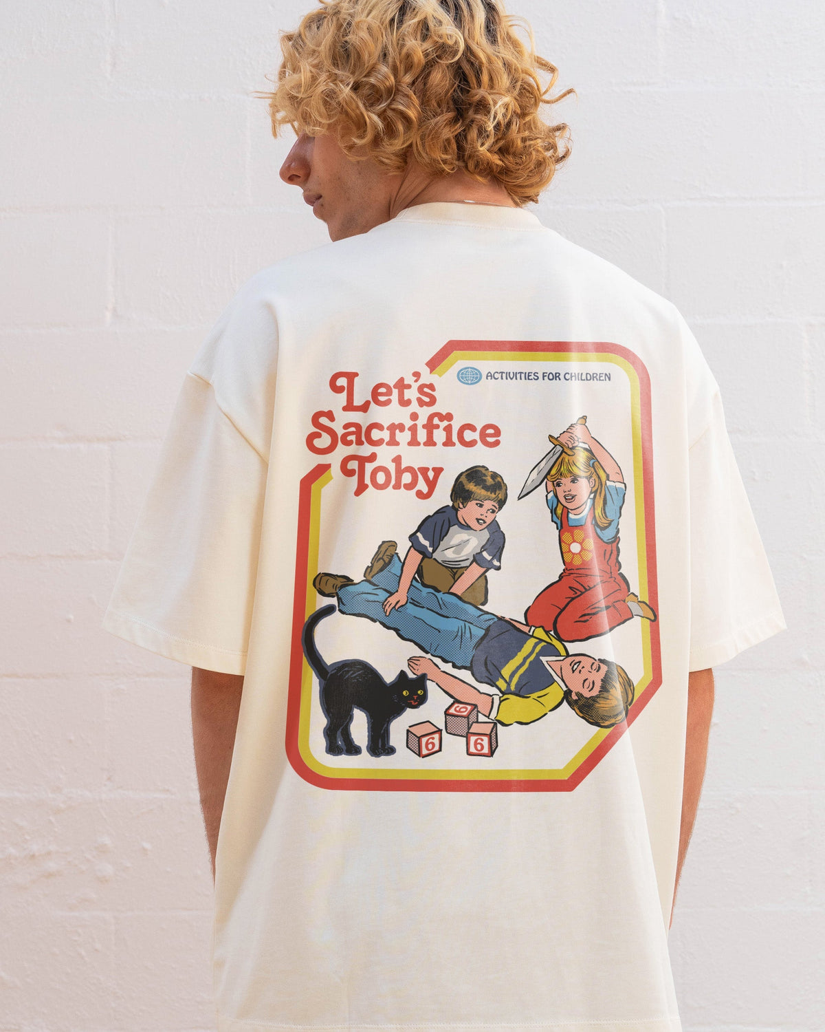 Let's Sacrifice Toby Front and Back Oversized Tee Unisex