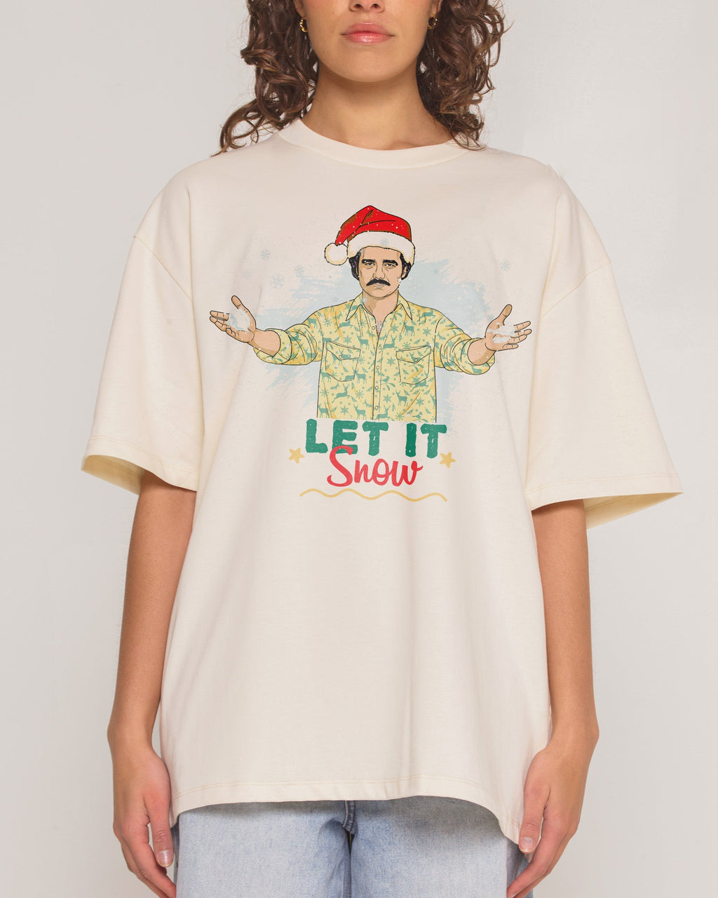 Let it Snow Oversized Tee Unisex