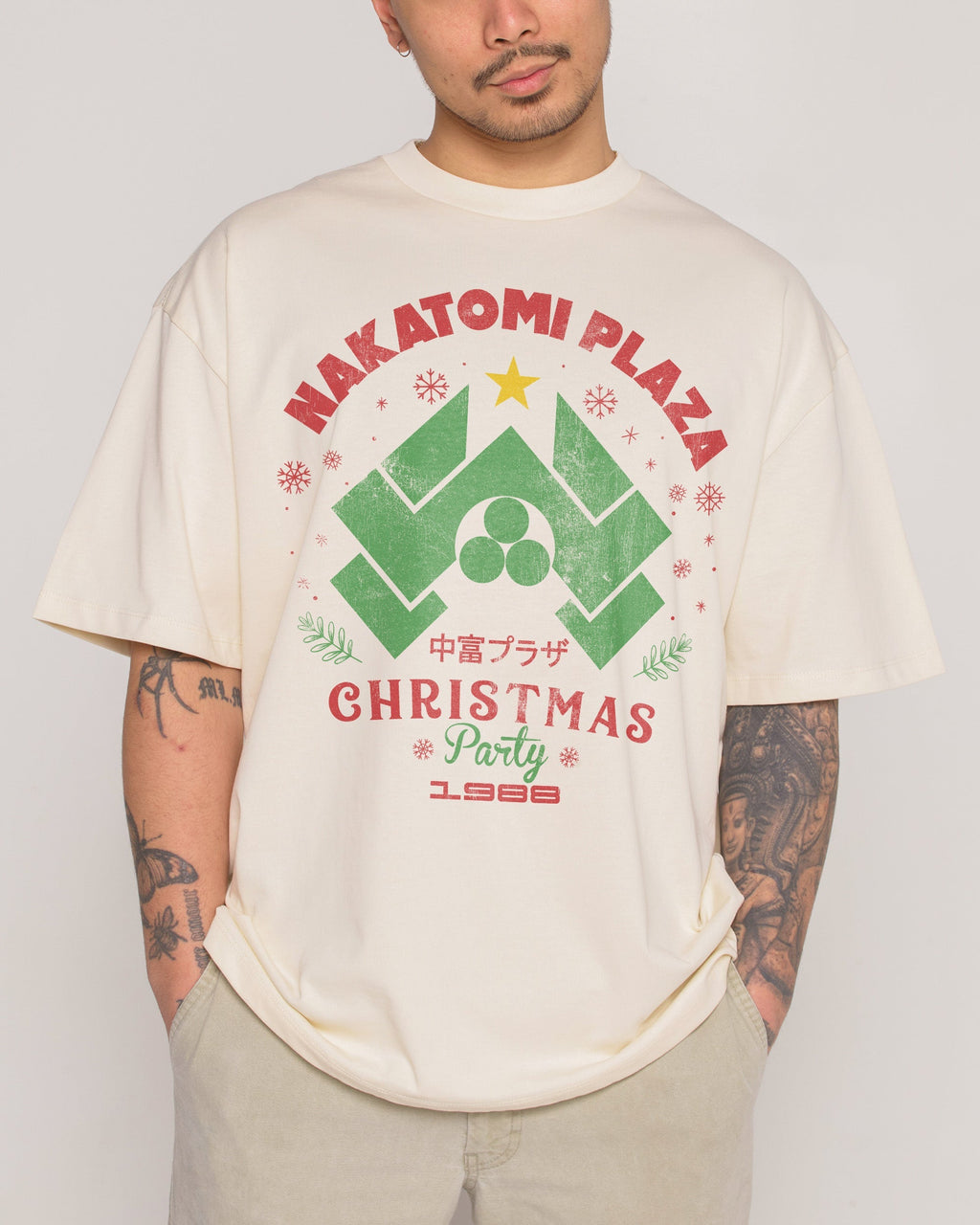Nakatomi Christmas Party 1988 Oversized Tee Unisex