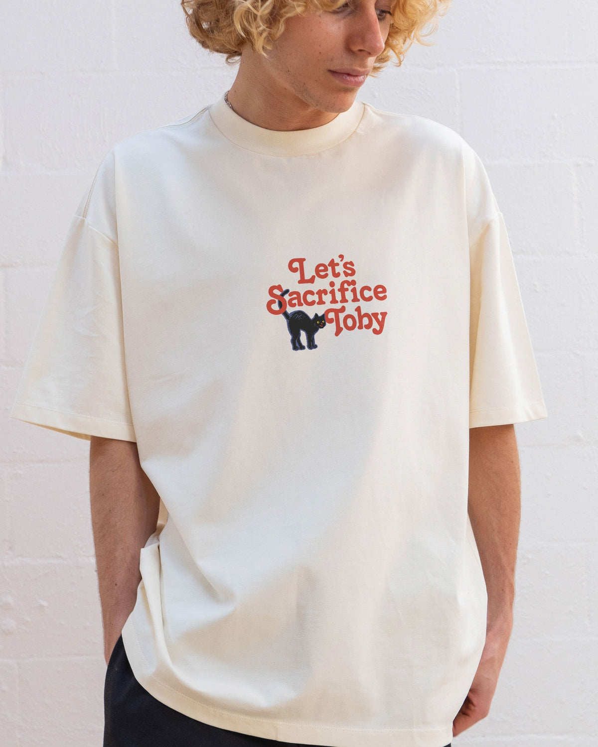 Let's Sacrifice Toby Front and Back Oversized Tee Unisex