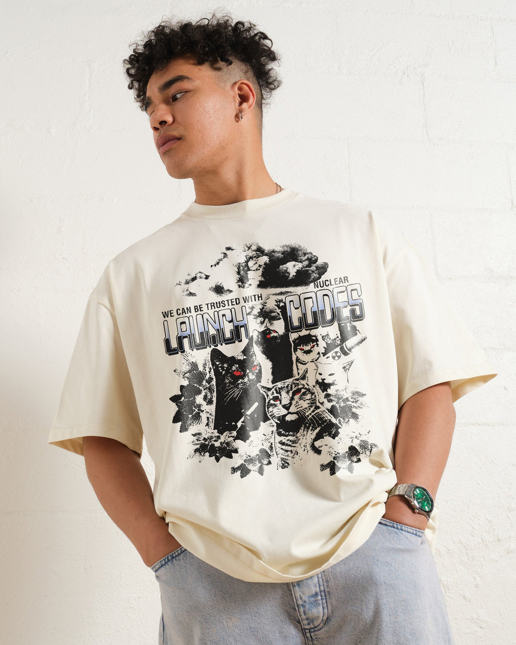 Nuke Cats Oversized Tee Unisex