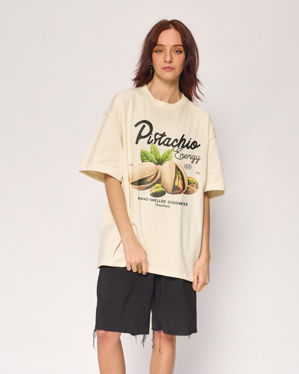 Pistachio Energy Oversized Tee Unisex