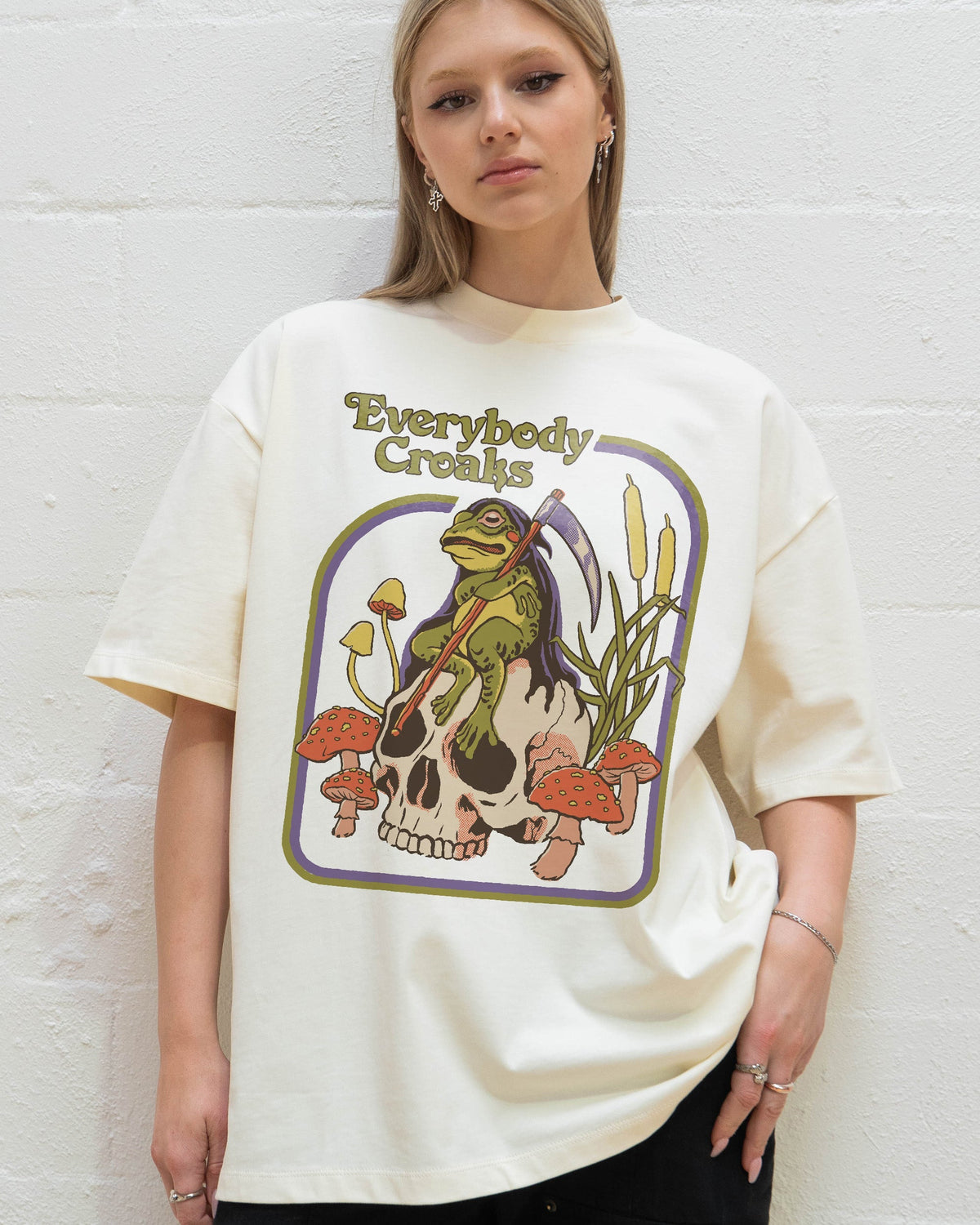 Everybody Croaks Oversized Tee Unisex