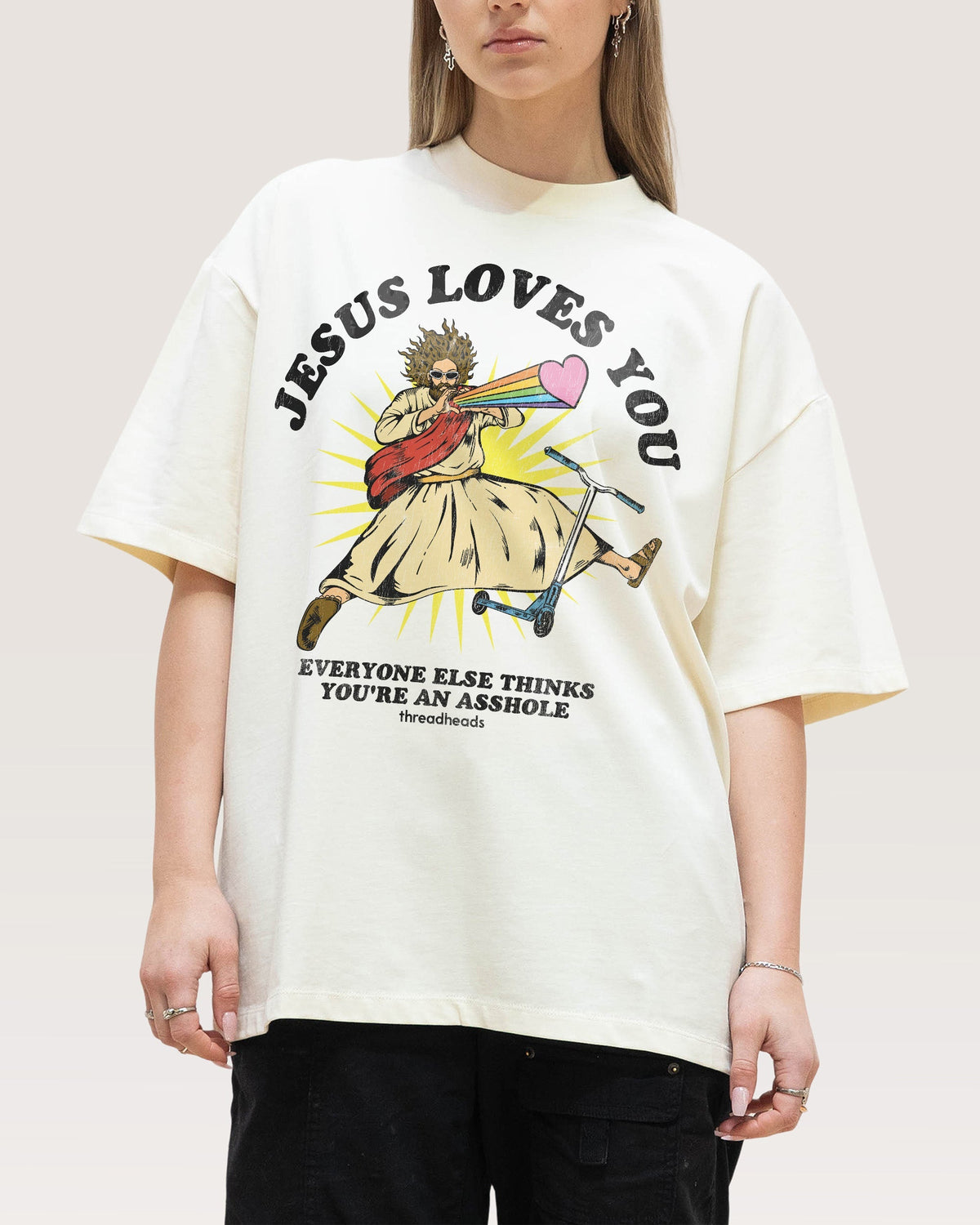 Jesus Loves You Oversized Tee Unisex
