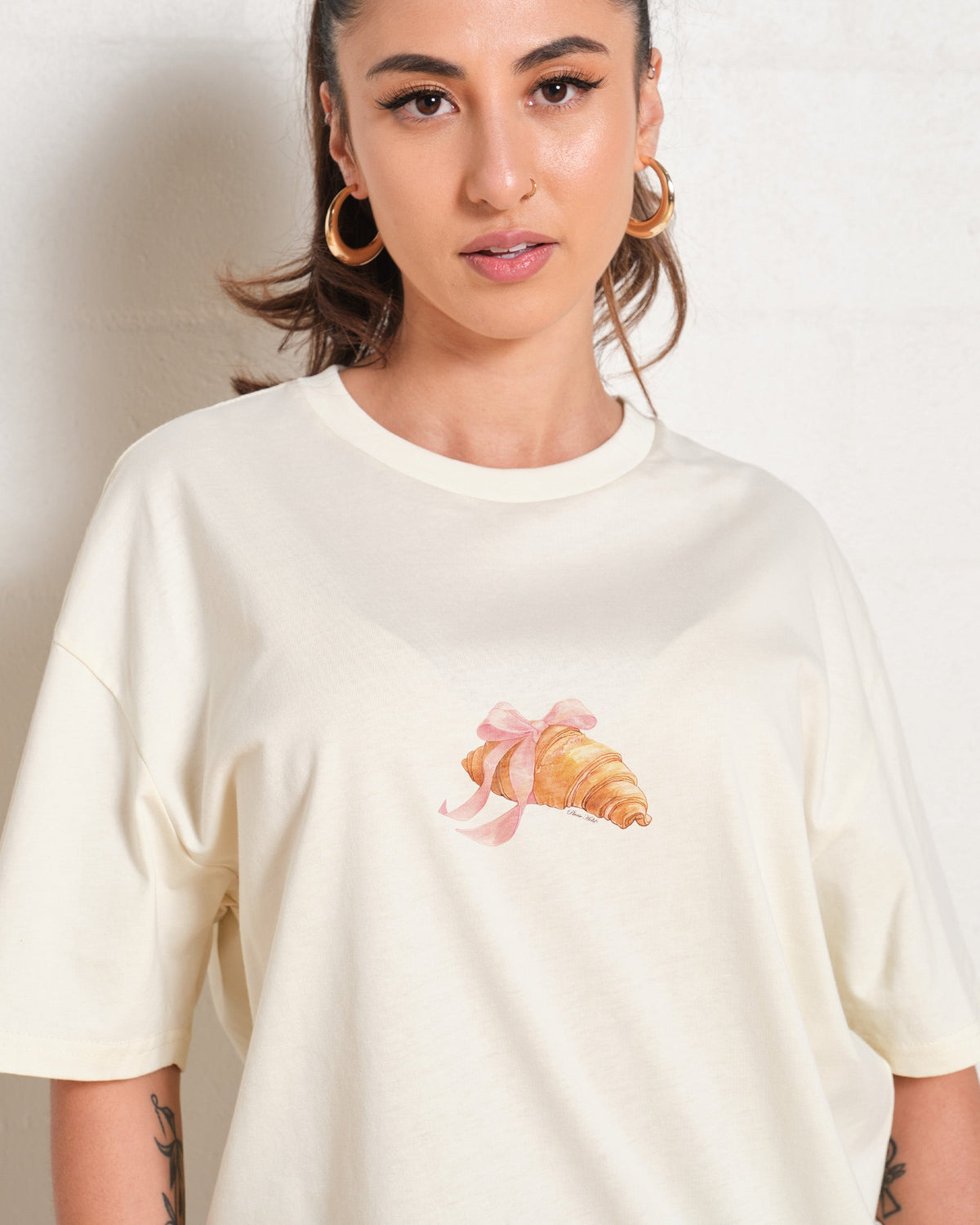 Croissant Oversized Tee Unisex