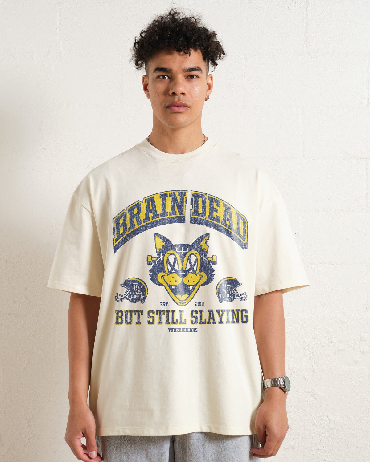 Brain Dead Cat Oversized Tee Unisex