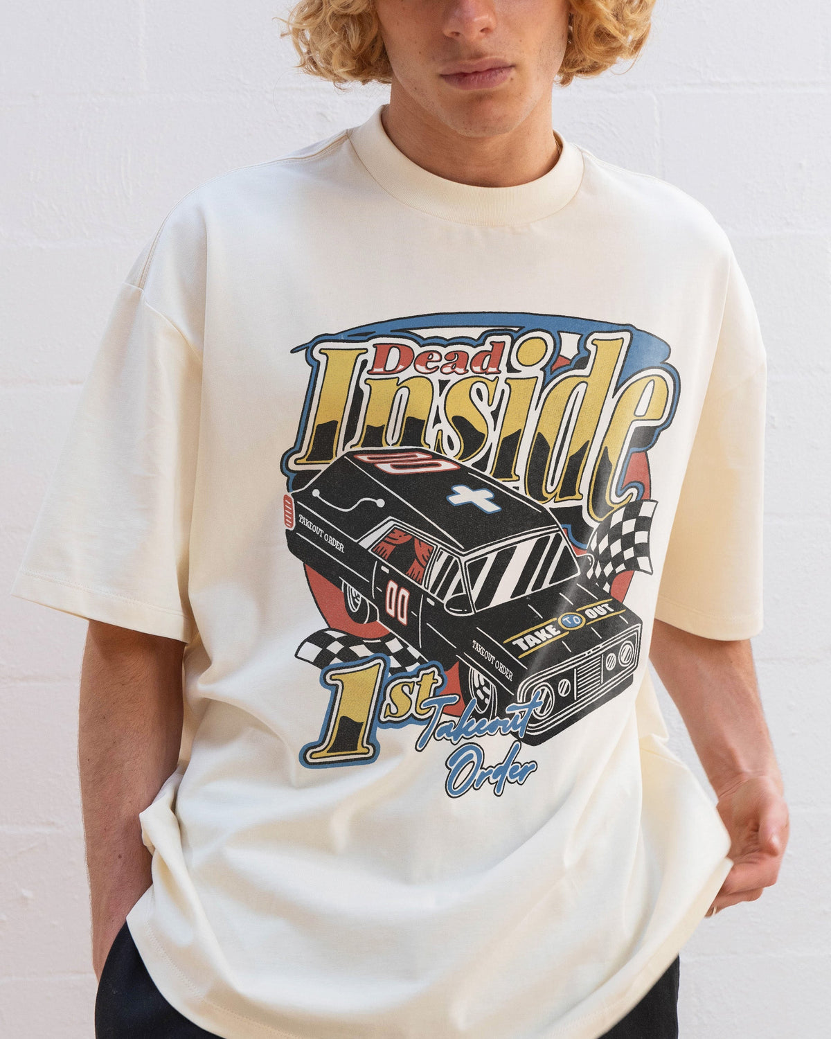 Dead Inside Hearse Oversized Tee Unisex
