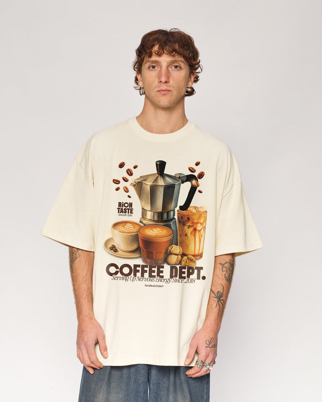 Coffee Dept Oversized Tee Unisex
